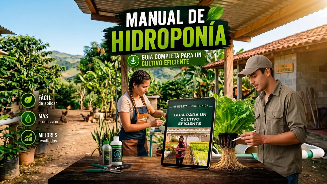 Manual de Hidroponía, guía completa para un cultivo eficiente