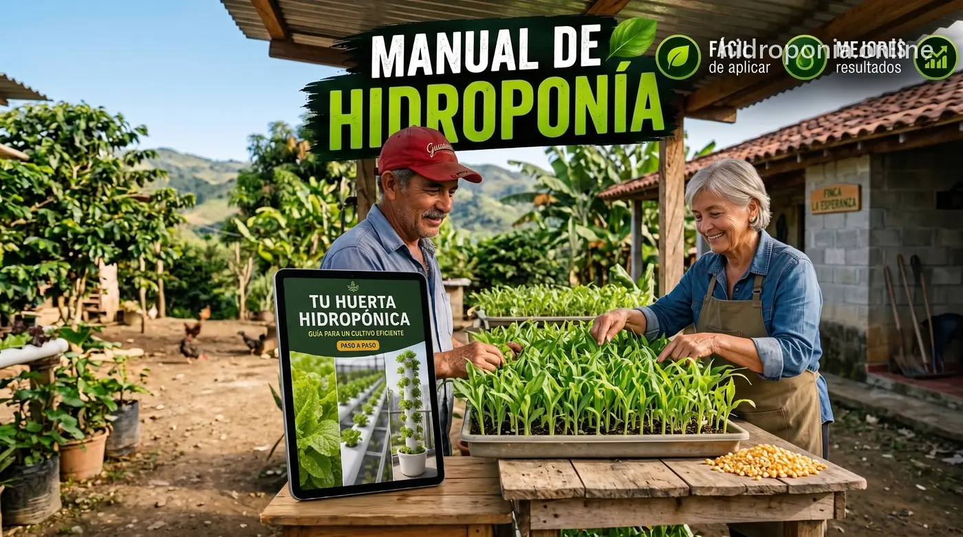 Manual de hidroponía, cultivo de forraje en casa